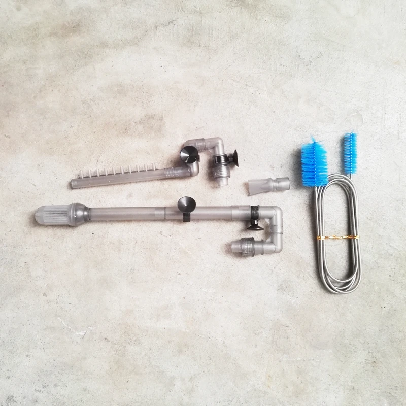 simple plastic aquarium external filter inlet/outlet pipes kit for 12mm inside diameter water hose with flexible cleaning brush
simple plastic aquarium external filter inlet/outlet pipes kit for 12mm inside diameter water hose with flexible cleaning brush
