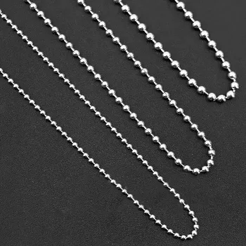 1.5mm 2.0mm Stainless Steel Chain Men Women Round Ball Link Chain Necklace Silver tone 45cm 50cm 55cm 60cm Bulk Wholesale
1.5mm 2.0mm Stainless Steel Chain Men Women Round Ball Link Chain Necklace Silver tone 45cm 50cm 55cm 60cm Bulk Wholesale