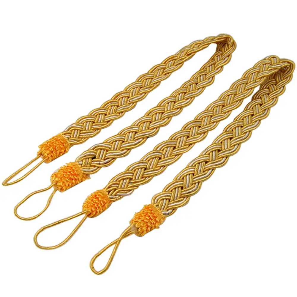 New Hotsale Best Price In Aliexpress promotion Pair of Curturn Tiebacks Rope Tie Decorative Holdback Cord Drape New Gold
New Hotsale Best Price In Aliexpress promotion Pair of Curturn Tiebacks Rope Tie Decorative Holdback Cord Drape New Gold