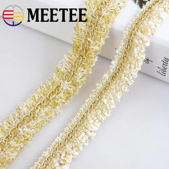 Gold Chain Embroidered Lace Trim Ribbon Fabric Handmade DIY Wedding Dress Lace Trimmings Sewing DIY Crafts KY135
Gold Chain Embroidered Lace Trim Ribbon Fabric Handmade DIY Wedding Dress Lace Trimmings Sewing DIY Crafts KY135