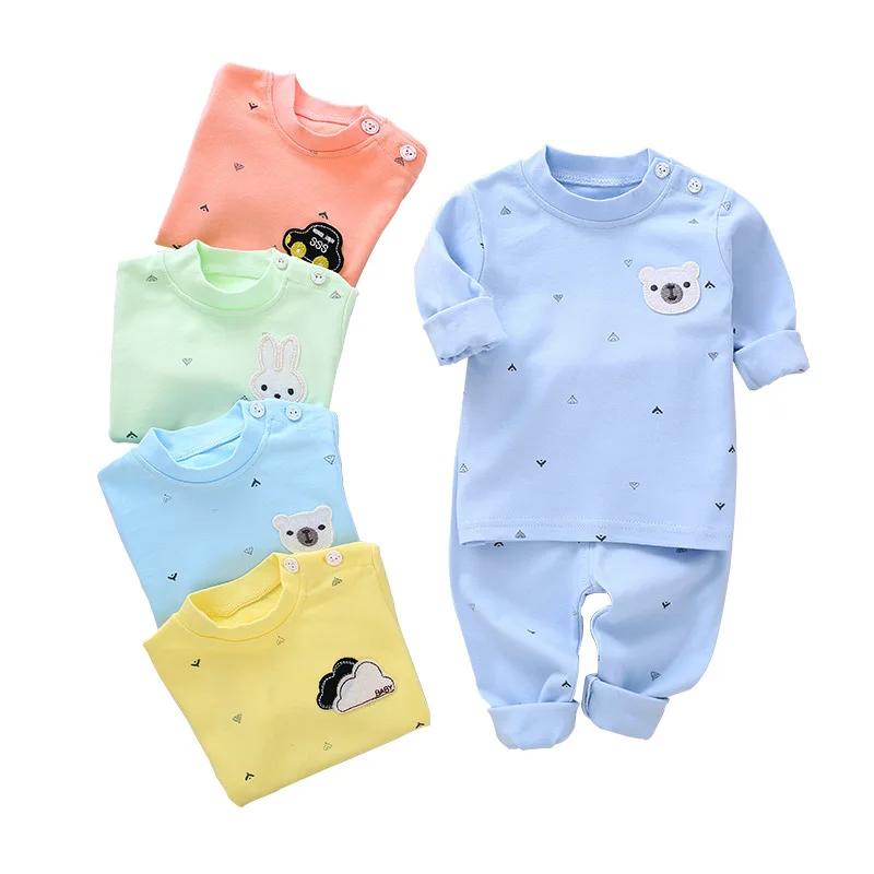 Baby Cotton Underwear Sets Unisex 2019 Autumn Long Sleeve Infant Clothes Set Boy Girls Cartoon O-Neck Top Long Pant Newborn Suit
Baby Cotton Underwear Sets Unisex 2019 Autumn Long Sleeve Infant Clothes Set Boy Girls Cartoon O-Neck Top Long Pant Newborn Suit