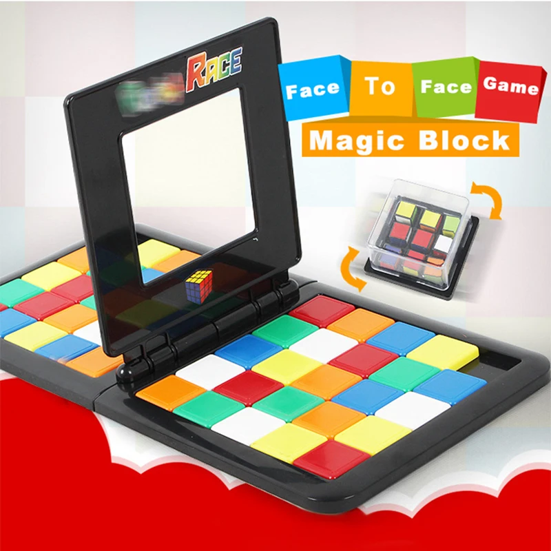 Magic Block Cubes Game Race Cube Board Game Kids Adults Education Toy Parent-child Activity Funny Family Party Birthday Gift
Magic Block Cubes Game Race Cube Board Game Kids Adults Education Toy Parent-child Activity Funny Family Party Birthday Gift