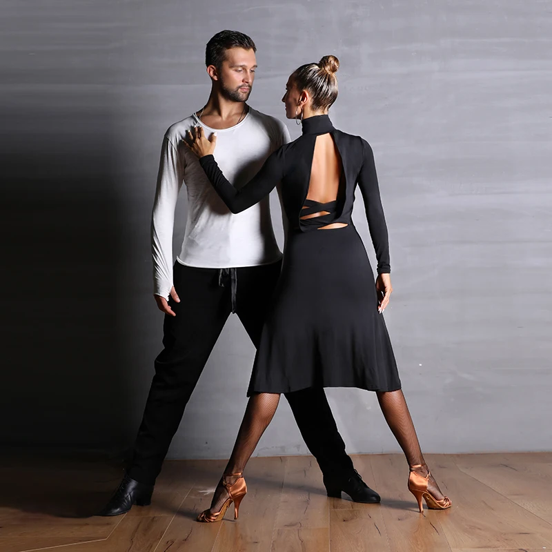 Slim Latin Dance Dress For Women Sexy Backless Samba Rumba Salsa Performance Dresses Ballroom Dancing Practice Dance Wear DC1311
Slim Latin Dance Dress For Women Sexy Backless Samba Rumba Salsa Performance Dresses Ballroom Dancing Practice Dance Wear DC1311