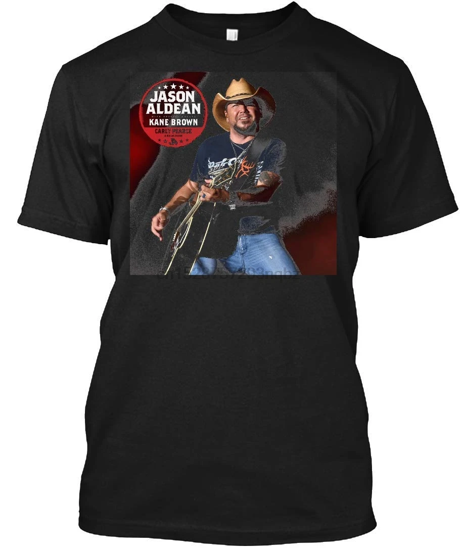 Jason Aldean Ride всю ночь Тур 2019 Live Nettv 6 TeeT-рубашка | Мужская одежда