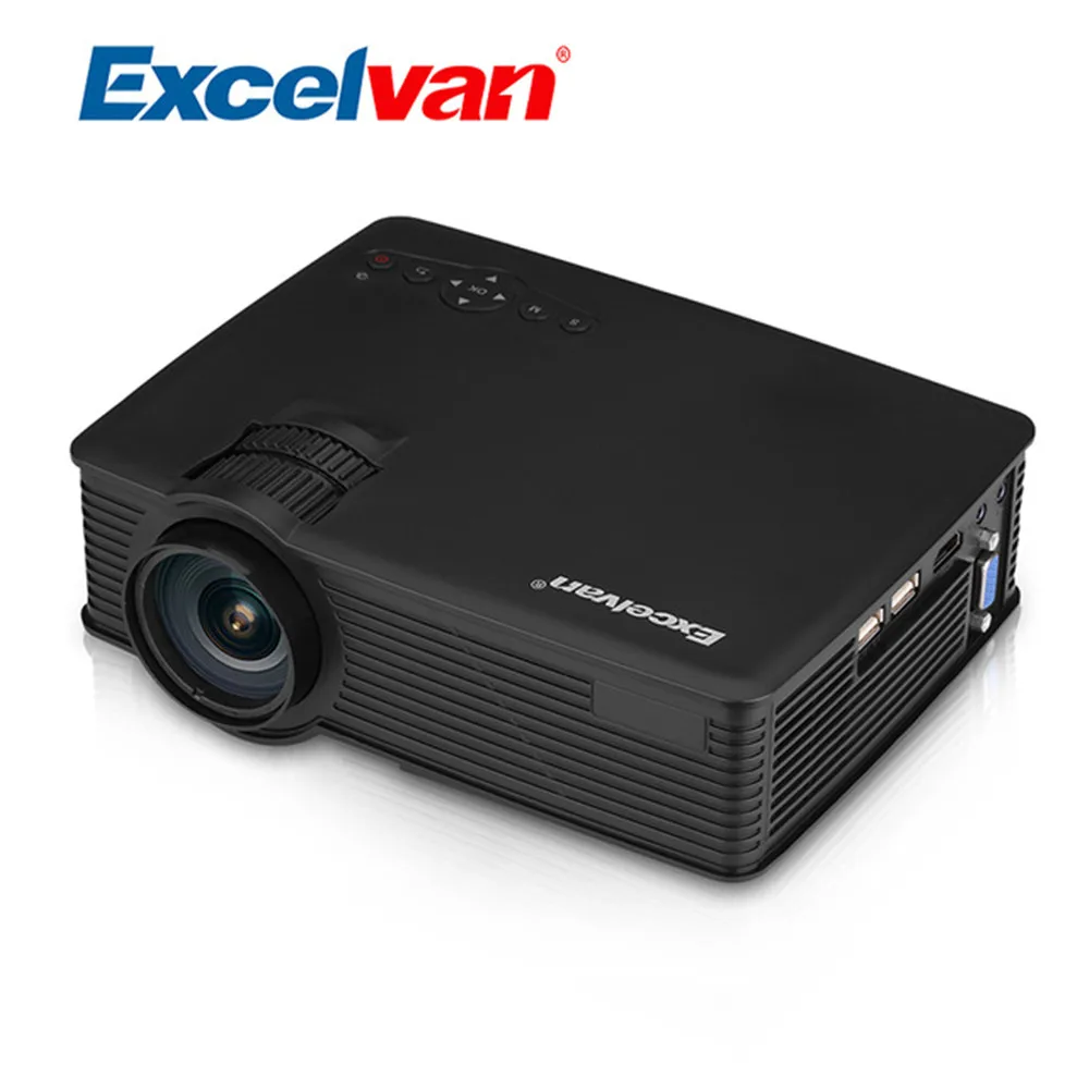 

Excelvan EHD09 Portable Mini LED Projector 800x480 Pixels 800 Lumens Home Cinema HDMI/USB/SD/AV/3.5mm Projector