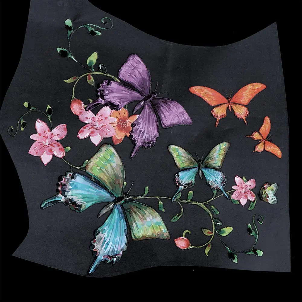 23*20.5cm A-level Washable Heat Transfer Stickers Flower Butterfly Patch Iron On Appliques T-shirt Dresses Clothes DIY Printing
23*20.5cm A-level Washable Heat Transfer Stickers Flower Butterfly Patch Iron On Appliques T-shirt Dresses Clothes DIY Printing