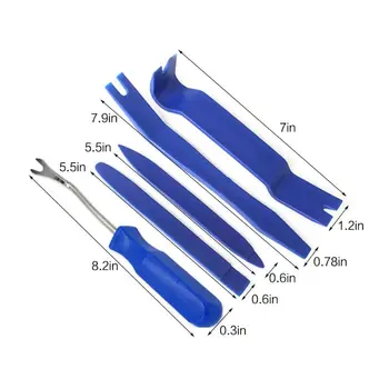 5 Pieces Trim Removal Tool,Car Panel Door Audio Trim Removal Tool Kit, Auto Clip Pliers Fastener Remover Pry Tool Set
5 Pieces Trim Removal Tool,Car Panel Door Audio Trim Removal Tool Kit, Auto Clip Pliers Fastener Remover Pry Tool Set