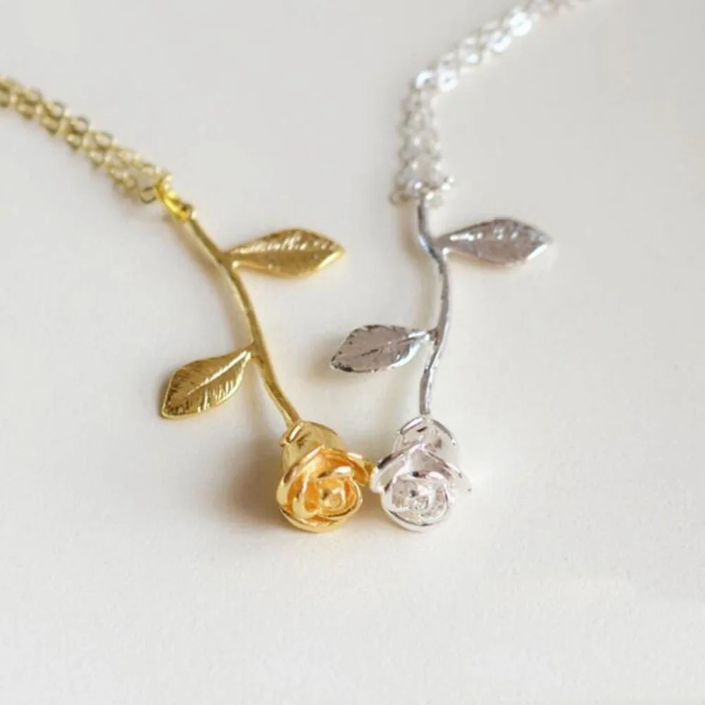 Handmade Novelty Luxury New Stainless Steel Trendy Necklace Stylish Rose Flower Pendant Cute
Handmade Novelty Luxury New Stainless Steel Trendy Necklace Stylish Rose Flower Pendant Cute