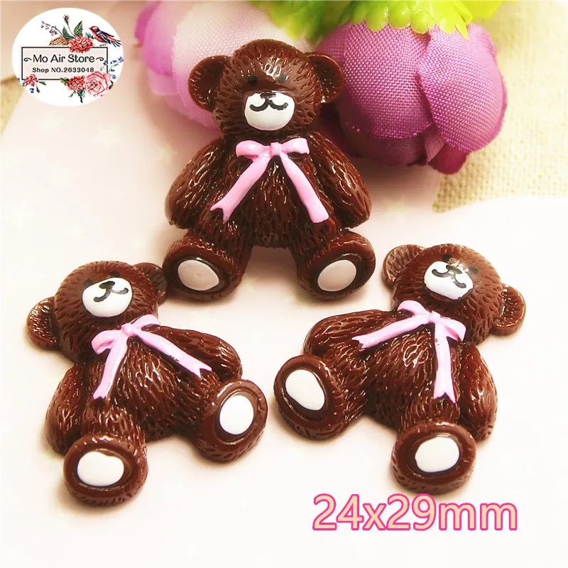 10pcs resin Cartoon Teddy bear flatback cabochon for Hair Bow Center, scrapbook,DIY accessories, 24x29mm
10pcs resin Cartoon Teddy bear flatback cabochon for Hair Bow Center, scrapbook,DIY accessories, 24x29mm