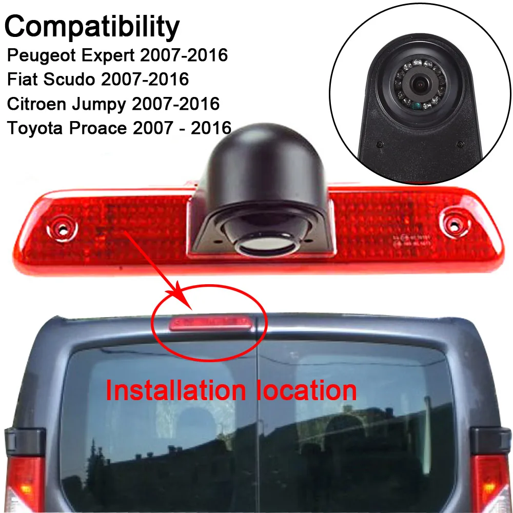 Car Brake Light Taillight parking backup rear view Camera for Peygeuot Expert fiat scudo citroen jumpy toyota proace 2007-2016
Car Brake Light Taillight parking backup rear view Camera for Peygeuot Expert fiat scudo citroen jumpy toyota proace 2007-2016