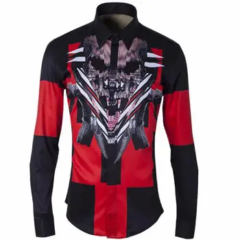 Cool Shirt Men Luxury Brand Printed Shirt Men Casual Cotton Man Shirts High Quality Chemise Homme Long Sleeve Mens Dress Shirts
Cool Shirt Men Luxury Brand Printed Shirt Men Casual Cotton Man Shirts High Quality Chemise Homme Long Sleeve Mens Dress Shirts