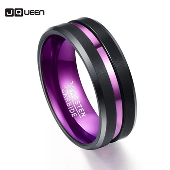 Purple Inner Ring Foreign Trade Scrub Groove Men Rings Tungsten Carbide Anillos para hombres Male Fashion Jewelry
Purple Inner Ring Foreign Trade Scrub Groove Men Rings Tungsten Carbide Anillos para hombres Male Fashion Jewelry