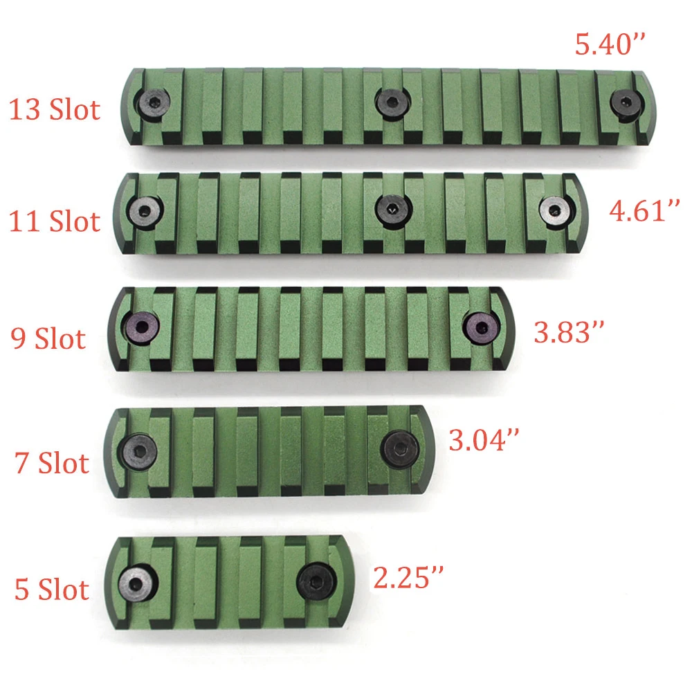 TriRock Olive Green 5/7/9/11/13 Slots Keymod Rail Sections Picatinny / Weaver Rail Segments for Handguard System Free Shipping
TriRock Olive Green 5/7/9/11/13 Slots Keymod Rail Sections Picatinny / Weaver Rail Segments for Handguard System Free Shipping