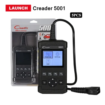 5 Piece DIY Latest Launch CReader 5001 Diagnostic-tool Full obd2/eobd function Multilingul Support CR5001 Same as AL519
5 Piece DIY Latest Launch CReader 5001 Diagnostic-tool Full obd2/eobd function Multilingul Support CR5001 Same as AL519