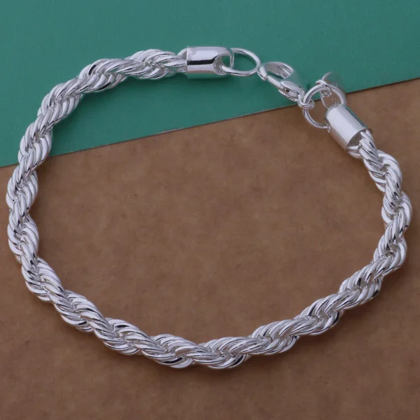 925 Free Shipping Silver Plated Bracelets For Women,Wholesale Christmas Fashion Silver Jewelry luxury goods/bmkakdra
925 Free Shipping Silver Plated Bracelets For Women,Wholesale Christmas Fashion Silver Jewelry luxury goods/bmkakdra
