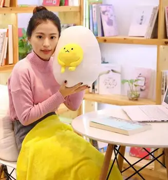1pc 40cm funny egg yolk cute warm rest office plush pillow cushion + blanket high quality stuffed toy romantic gift for baby
1pc 40cm funny egg yolk cute warm rest office plush pillow cushion + blanket high quality stuffed toy romantic gift for baby