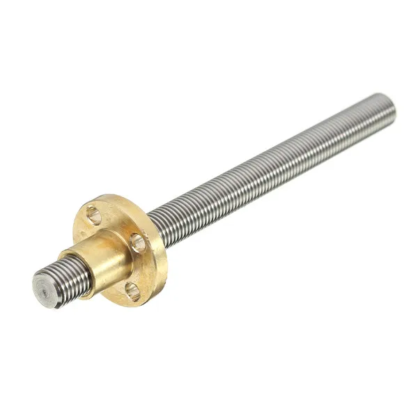 600mm T8 1/2/4/8/12/14mm Lead Screw 8mm Thread With Copper Nut For 3D Printer Stepper Motor
600mm T8 1/2/4/8/12/14mm Lead Screw 8mm Thread With Copper Nut For 3D Printer Stepper Motor