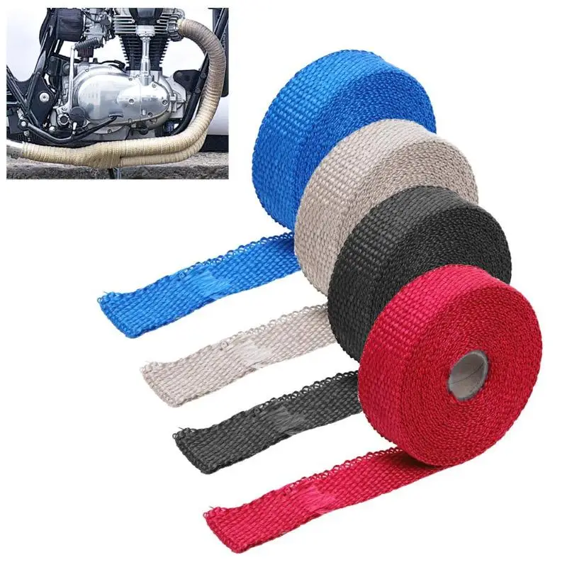 Universal Thermal Exhaust Tape Car Motorcycle IncombustibleTurbo Manifold Heat Stainless Ties 1.5mm*25mm*5m Car Styling 4 Colors
Universal Thermal Exhaust Tape Car Motorcycle IncombustibleTurbo Manifold Heat Stainless Ties 1.5mm*25mm*5m Car Styling 4 Colors