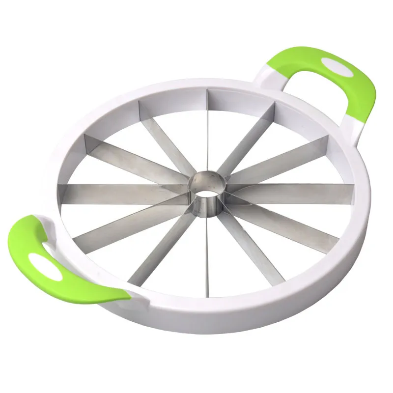 Fantastic Faster Watermelon Slicer Stainless Steel Cantaloupe Slicer Melon Cutter Fruit Divider Cutter Tools Kitchen Gadgets9