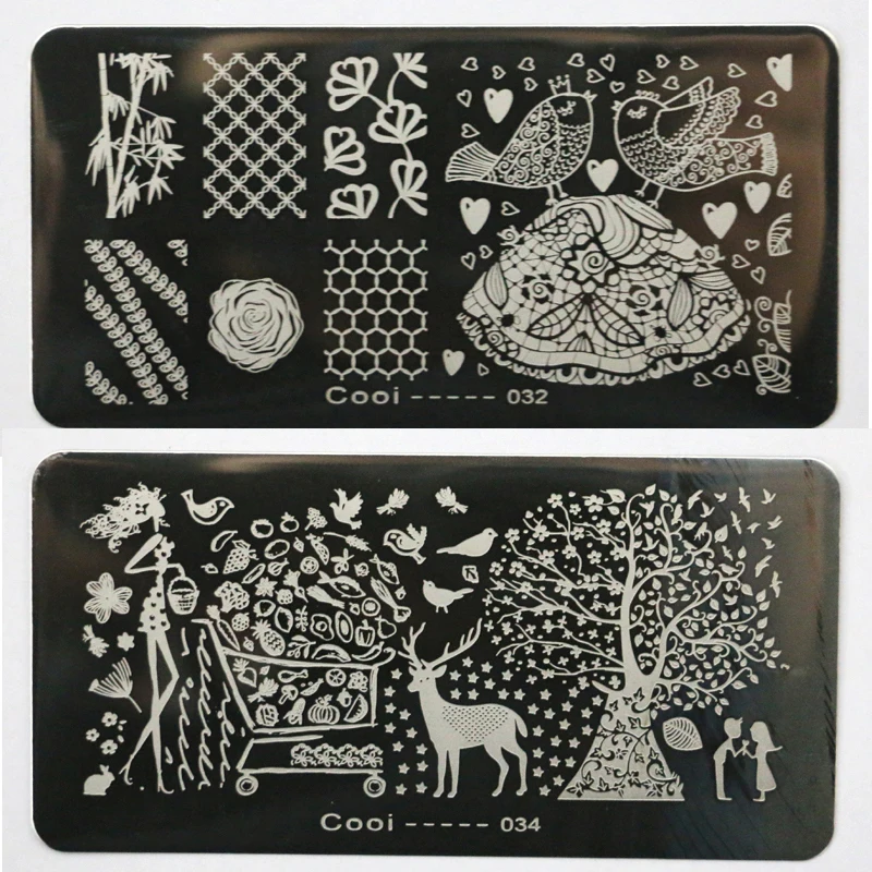 12Pcs/Lot 6*12CM Cooi Series Nail Printing Image Stamps Plates Stamping Nail Art Decoration DIY Stencil Manicure Tools
12Pcs/Lot 6*12CM Cooi Series Nail Printing Image Stamps Plates Stamping Nail Art Decoration DIY Stencil Manicure Tools