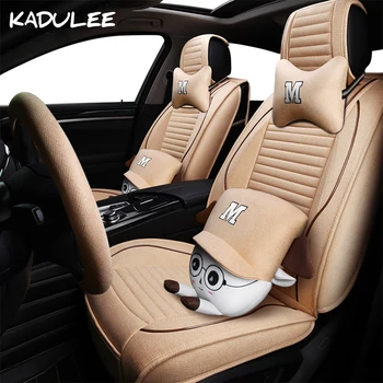 KADULEE flax auto car seat covers For honda city audi a3 a4 a6 nissan navara d40 mazda 2 fiat ducato car accessories car-styling
KADULEE flax auto car seat covers For honda city audi a3 a4 a6 nissan navara d40 mazda 2 fiat ducato car accessories car-styling