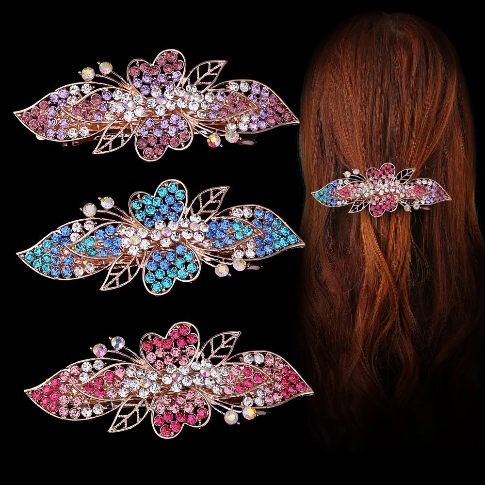Mother's Day Gift Fashion Rhinestone Flowers Barrettes Hairpins Women Girls Birthday Gift Hair Claws Hair Clips Hair Accessories
Mother's Day Gift Fashion Rhinestone Flowers Barrettes Hairpins Women Girls Birthday Gift Hair Claws Hair Clips Hair Accessories