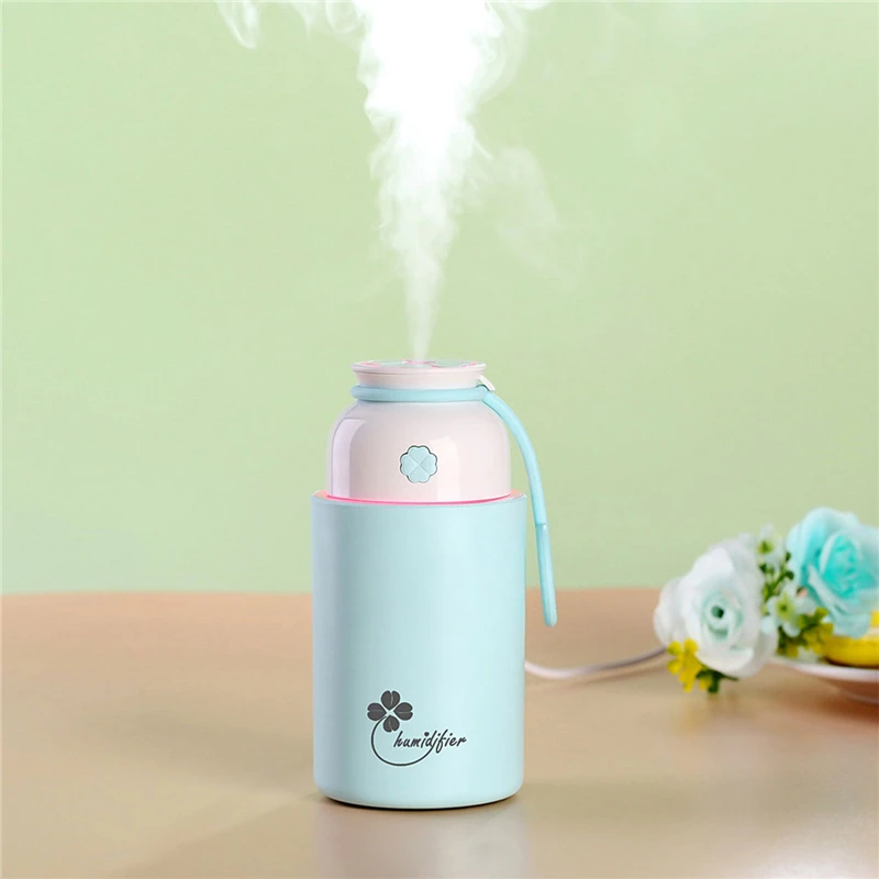 Portable Mist Humidifier 220ML Ultrasonic Humidifier with Night Light Function and Mute Operation Air Purifier For Office Home42
Portable Mist Humidifier 220ML Ultrasonic Humidifier with Night Light Function and Mute Operation Air Purifier For Office Home42