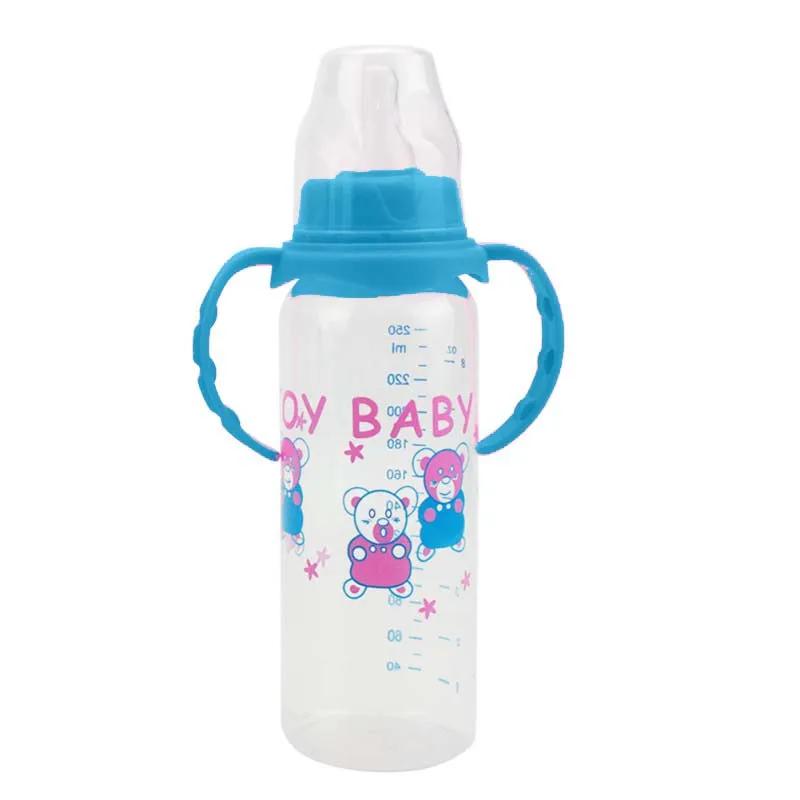 Standard Mouth Baby Infant Kids Automatic Pipette Straw Pacifier Nipple Milk Feeding Bottle / Non slip Handle & Cup Cover 250ml
Standard Mouth Baby Infant Kids Automatic Pipette Straw Pacifier Nipple Milk Feeding Bottle / Non slip Handle & Cup Cover 250ml