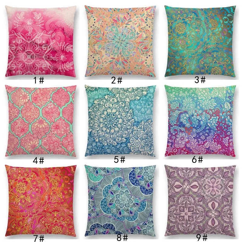 New Beautiful Leaf Flower Gorgeous Floral Doodle Colourful Decorative Pattern Mandalas Car Cushion Cover Sofa Throw Pillow Case
New Beautiful Leaf Flower Gorgeous Floral Doodle Colourful Decorative Pattern Mandalas Car Cushion Cover Sofa Throw Pillow Case
