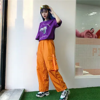 Lychee Girls Ribbon Pocket Cargo Pants Female Elastic Waist Solid Color Loose Full Length Trousers Spring Autumn Casual Pants
Lychee Girls Ribbon Pocket Cargo Pants Female Elastic Waist Solid Color Loose Full Length Trousers Spring Autumn Casual Pants