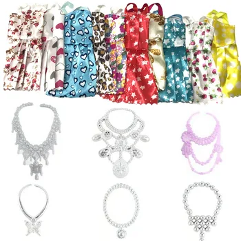 NK 16 Items/Lot=10 Pcs Mix Sorts Beautiful Party Clothes Fashion Dress +6 Pcs Plastic Necklace For Barbie Doll Best Gift DZ
NK 16 Items/Lot=10 Pcs Mix Sorts Beautiful Party Clothes Fashion Dress +6 Pcs Plastic Necklace For Barbie Doll Best Gift DZ