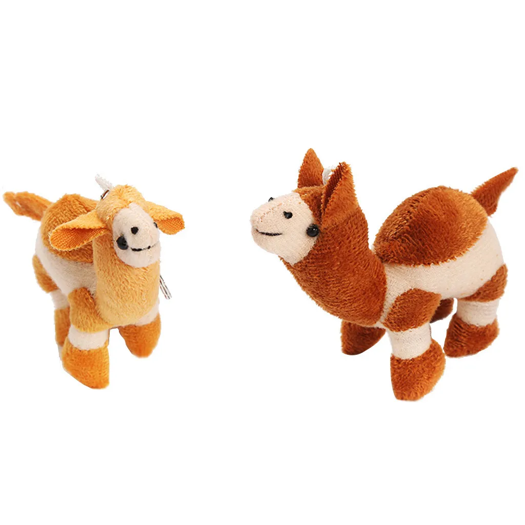 Фото Милые маленькие верблюжьи Мягкие плюшевые игрушки из хлопка мягкая забавная