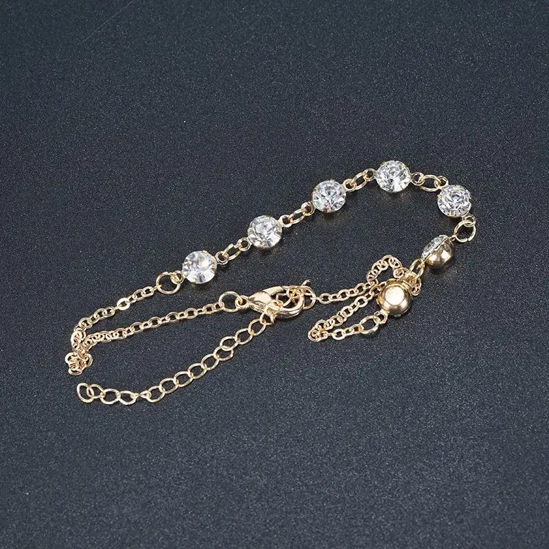 Gold Silver Color Rhinestone Anklet For Women Girl Simple Alloy Ankle Bracelet Leg Chain Summer Beach Bare Foot Jewelry Dropship
Gold Silver Color Rhinestone Anklet For Women Girl Simple Alloy Ankle Bracelet Leg Chain Summer Beach Bare Foot Jewelry Dropship