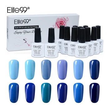 Elite99 12pcs/set Blue Color Series Gel Polish Kits 10ML Pure Color Nail Gel Lacquer Soak Off UV LED Varnish Manicure Set Gift
Elite99 12pcs/set Blue Color Series Gel Polish Kits 10ML Pure Color Nail Gel Lacquer Soak Off UV LED Varnish Manicure Set Gift