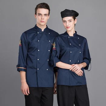 Newly Barkey Accessories Chef's Jacket Breathable Oil-proof Long-Sleeved Uniform Hotel Restaurant Kitchen Men Workwear Overalls
Newly Barkey Accessories Chef's Jacket Breathable Oil-proof Long-Sleeved Uniform Hotel Restaurant Kitchen Men Workwear Overalls