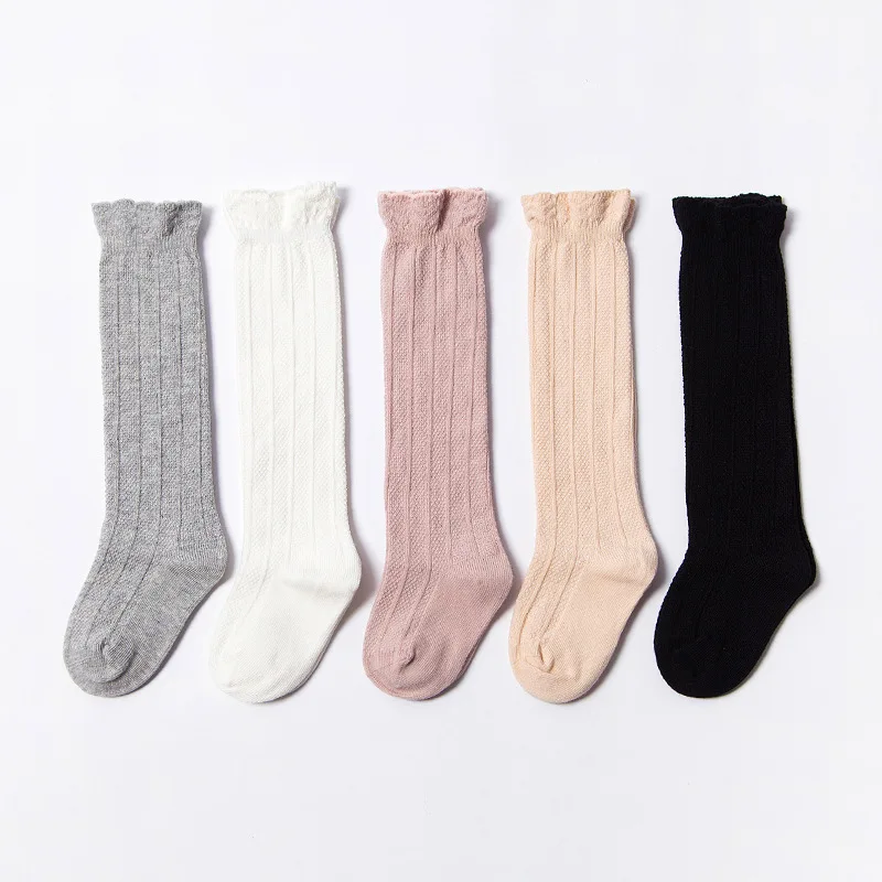 

Baby Long Socks Newborn Knee High Sock Infant Girl Boy Stuff Tiny Cottons 2019 Cute 0-1-2 Years Old Spring and Autumn