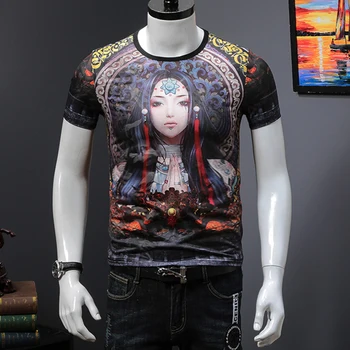 Free shipping men plus size 2XL-7xl 8XL o-neck t shirt Tees Chinese style Lycra print men's Casual short-sleeve T-shirt 150kg
Free shipping men plus size 2XL-7xl 8XL o-neck t shirt Tees Chinese style Lycra print men's Casual short-sleeve T-shirt 150kg