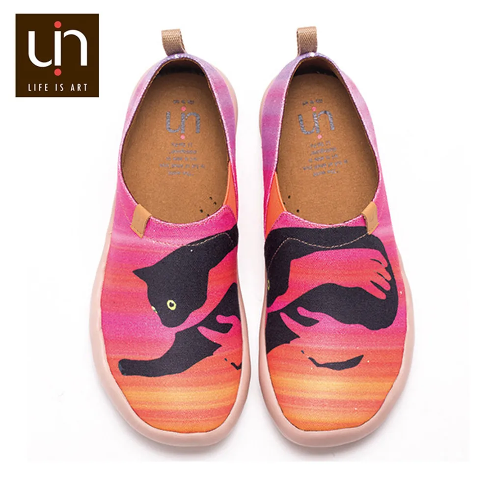 UIN Painted Fashion Canvas Casual Flats Woman Slip-on Walking Shoes Soft Travel Loafers Ladies Designer Brand Shoes
UIN Painted Fashion Canvas Casual Flats Woman Slip-on Walking Shoes Soft Travel Loafers Ladies Designer Brand Shoes