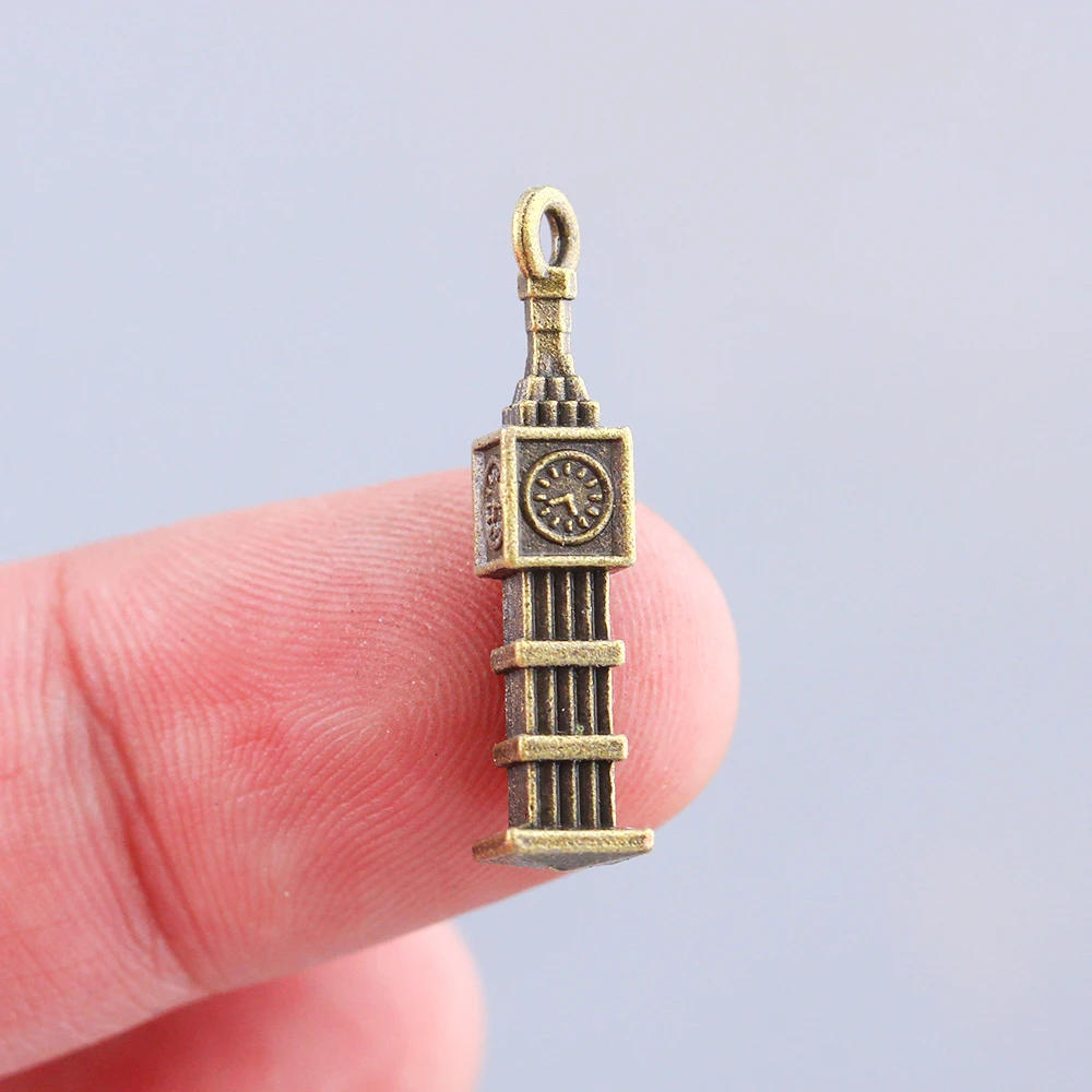 15pcs 27X5mm Antique Bronze Plated Charms Classic Pendants Bracelet Necklace Accessories Lovely Fashion Big Ben
15pcs 27X5mm Antique Bronze Plated Charms Classic Pendants Bracelet Necklace Accessories Lovely Fashion Big Ben