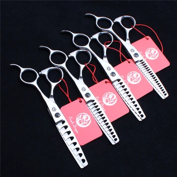 6.0'' 440C Purple Dragon Professional Hair Scissors Barber Scissors Thinning Shears 8/12/14/18 Teeth Thinning Rate 35%-60% Z2004
6.0'' 440C Purple Dragon Professional Hair Scissors Barber Scissors Thinning Shears 8/12/14/18 Teeth Thinning Rate 35%-60% Z2004