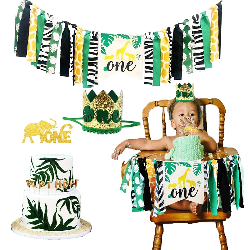 3pcs Safari Party Supplies 1st Birthday Hat Baby Highchair High Chair Banner Garland Animal Cake Topper Jungle Party Decorations
3pcs Safari Party Supplies 1st Birthday Hat Baby Highchair High Chair Banner Garland Animal Cake Topper Jungle Party Decorations