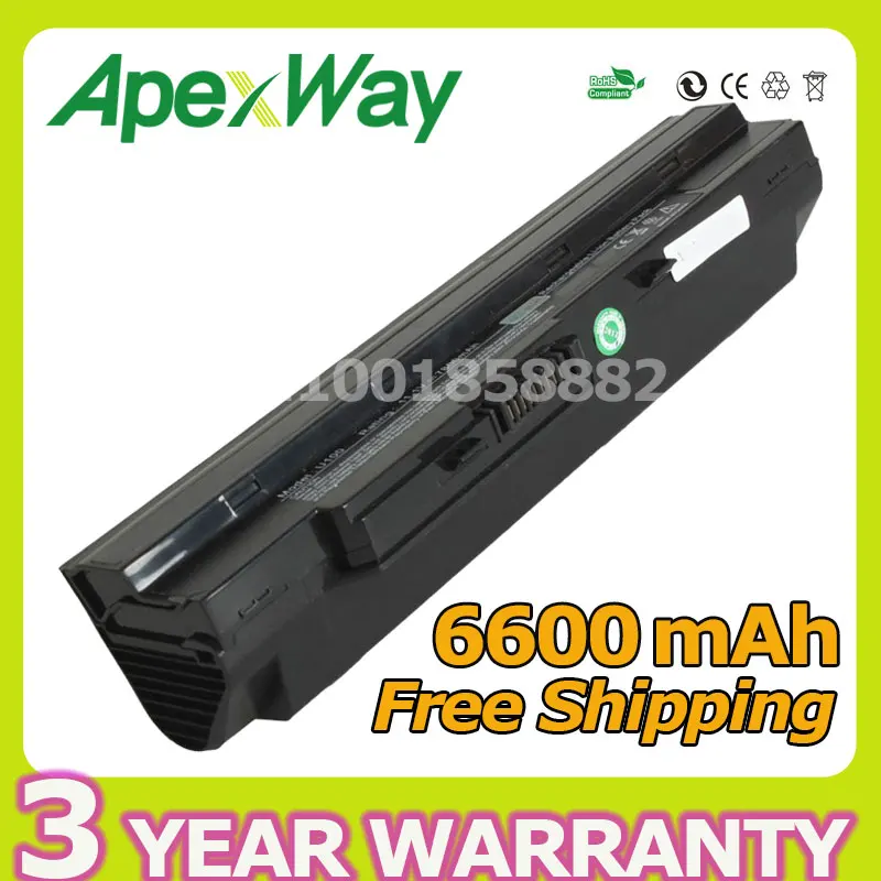 Apexway 6600mAh Black Battery for MSI WIND U90 U100 BTY-S11 BTY-S12 14L-MS6837D1 3715A-MS6837D1 FOR Advent 4211
Apexway 6600mAh Black Battery for MSI WIND U90 U100 BTY-S11 BTY-S12 14L-MS6837D1 3715A-MS6837D1 FOR Advent 4211