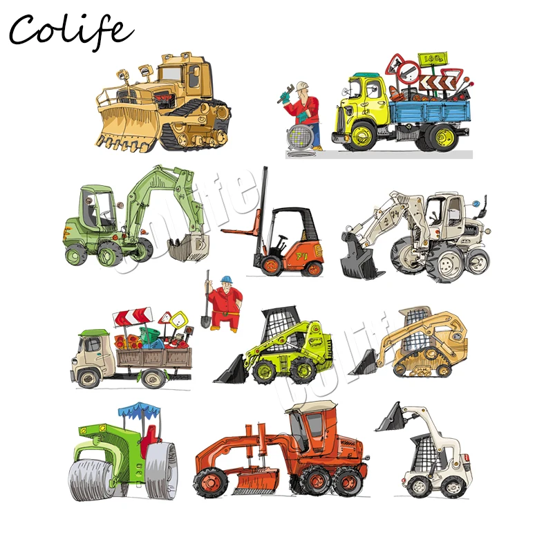 Car Excavator Patches For Children Clothes Decoration Diy Household Sticker Patches Eco-friendly Appliqued
Car Excavator Patches For Children Clothes Decoration Diy Household Sticker Patches Eco-friendly Appliqued