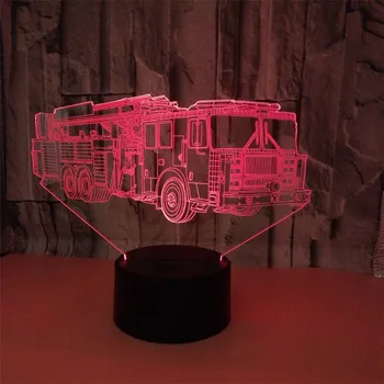 Colorful Ambulance 3D Night Light Colors Gradual Change Illusion Light Touch Light LED table lamp Train with remote control
Colorful Ambulance 3D Night Light Colors Gradual Change Illusion Light Touch Light LED table lamp Train with remote control