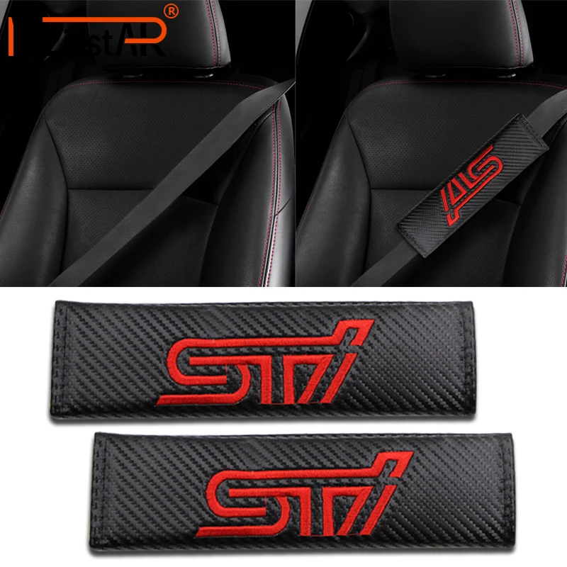 2pcs/set Carbon fiber seat belt Protection cover Car badge shoulder pad for SUBARU LEGACY Forester Outback STI Car Accessories
2pcs/set Carbon fiber seat belt Protection cover Car badge shoulder pad for SUBARU LEGACY Forester Outback STI Car Accessories