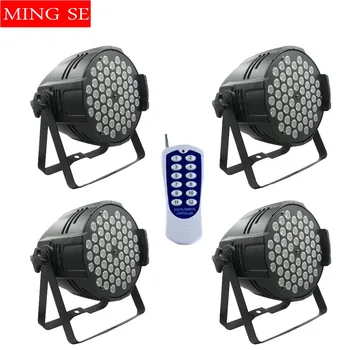 4Pcs/lots Remote 54X3W RGBW LED Par Light R 12 G18 B18 W6 LED PAR DMX512 controller led lights, disco lights DJ equipment
4Pcs/lots Remote 54X3W RGBW LED Par Light R 12 G18 B18 W6 LED PAR DMX512 controller led lights, disco lights DJ equipment