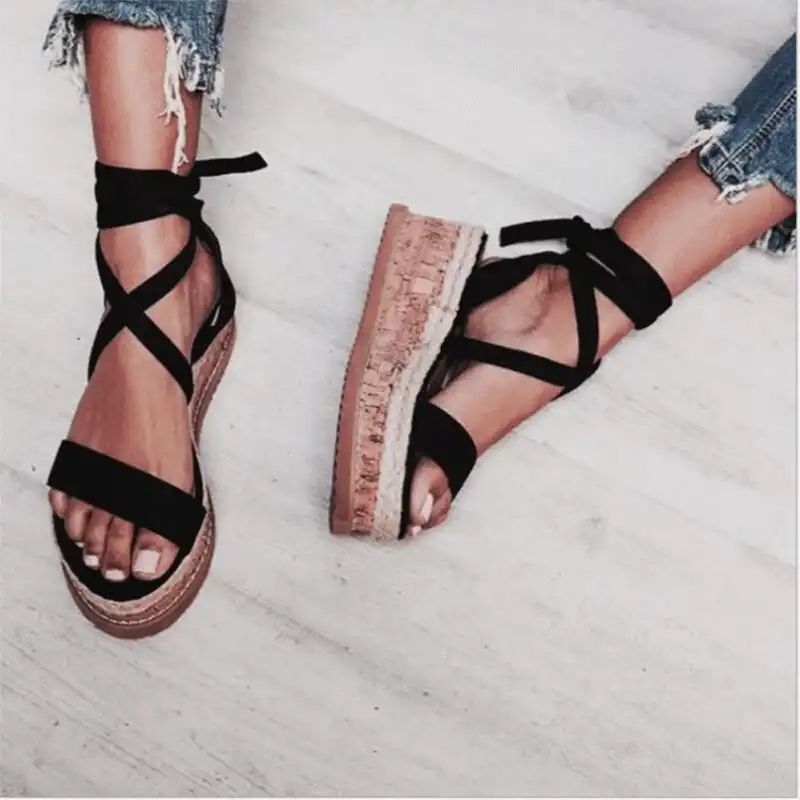white lace up gladiator sandals