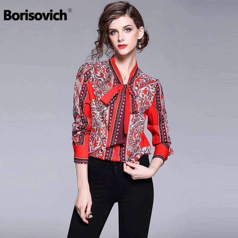 Borisovich Women Casual Blouses Shirts New Arrival 2018 Fashion Vintage Print Long Seleeve Elegant Ladies Shirts Hot Sale M490
Borisovich Women Casual Blouses Shirts New Arrival 2018 Fashion Vintage Print Long Seleeve Elegant Ladies Shirts Hot Sale M490