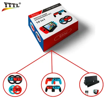 YTTL 10in1 For Nintend Switch Holder Steering-wheels Joy-con Handle Grips Charger Stand For Nintend Switch NS
YTTL 10in1 For Nintend Switch Holder Steering-wheels Joy-con Handle Grips Charger Stand For Nintend Switch NS