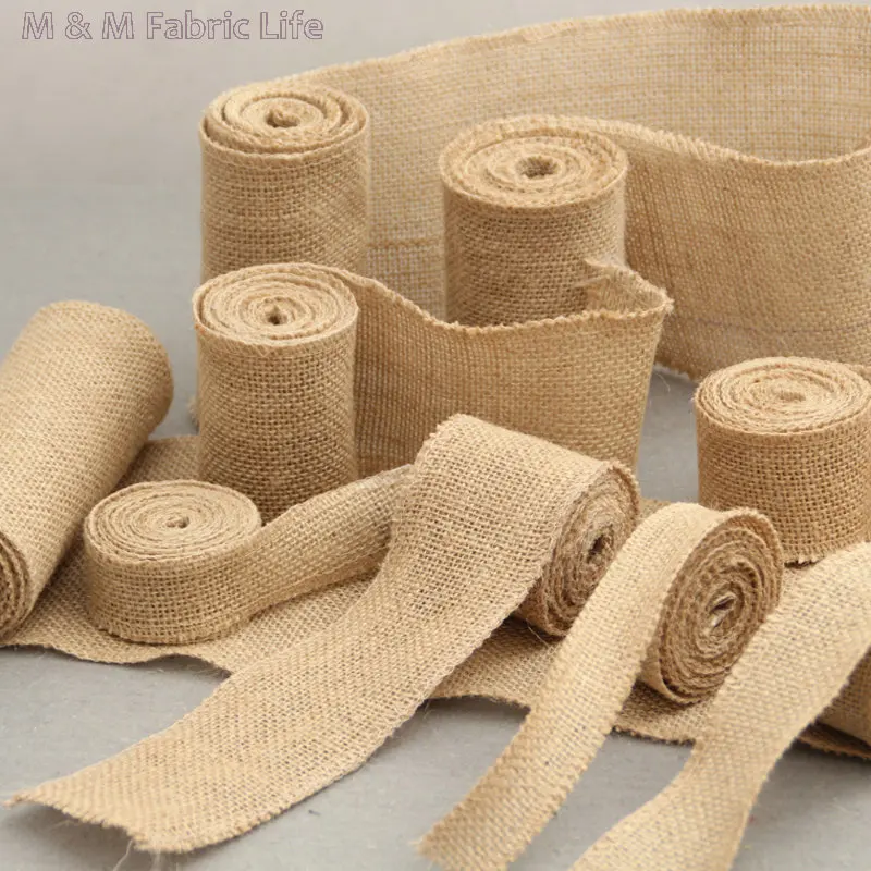 10 yds 10 different width solid jute burlap ribbon linen patchwork DIY jute party suppliers tabel decoration Christmas accessory
10 yds 10 different width solid jute burlap ribbon linen patchwork DIY jute party suppliers tabel decoration Christmas accessory